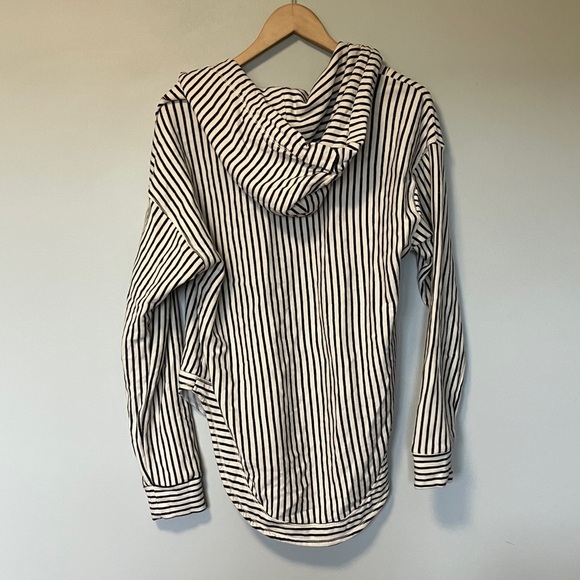 Pilcro Wharfside Striped Hoodie Sweater - Picture 6 of 7